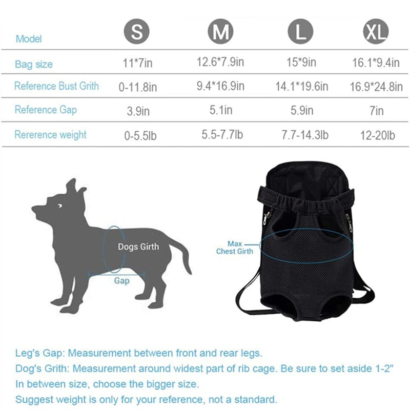 Pet Breathable Travel Backpack My Store
