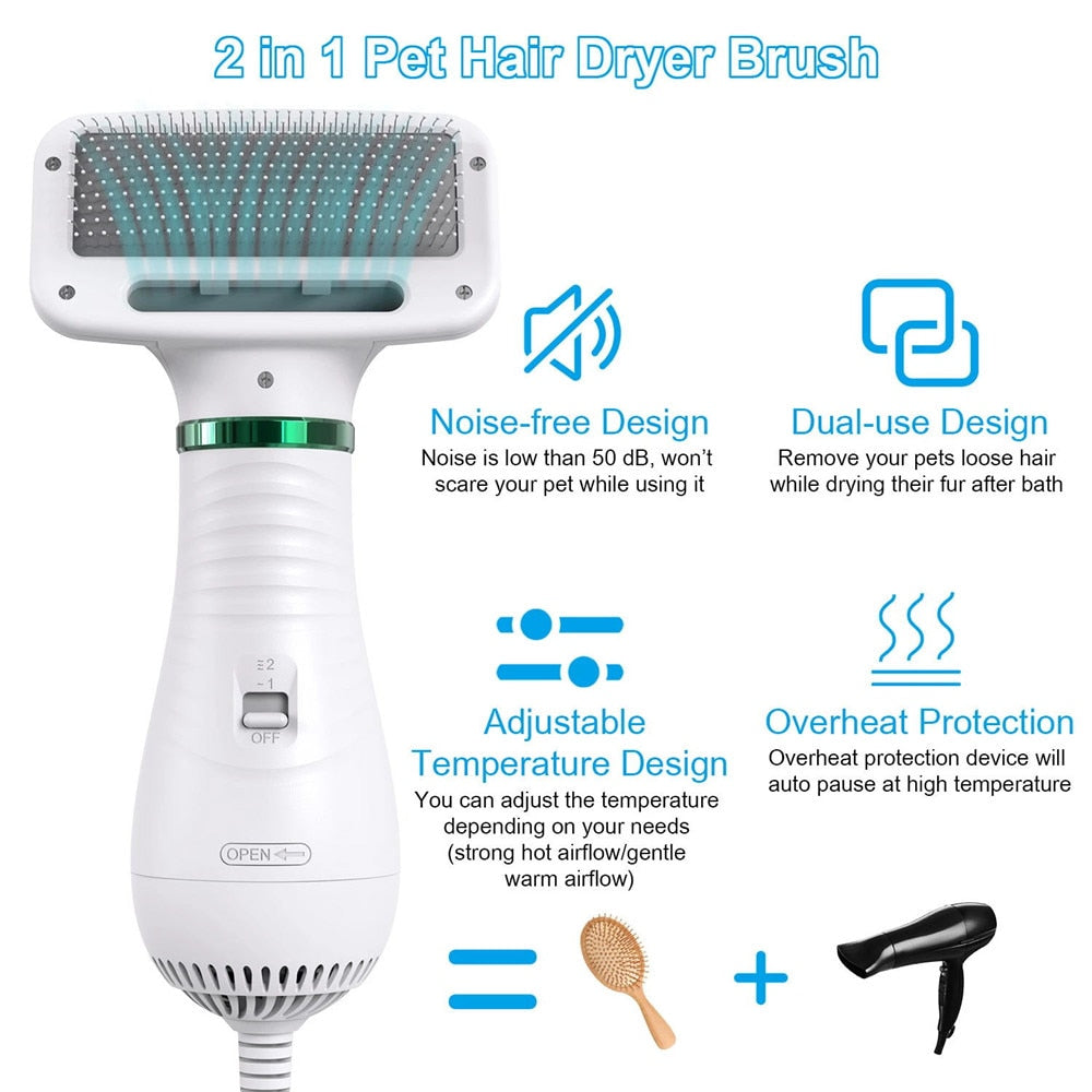 Portable  2 In 1 Dog Hair Dryer My Store