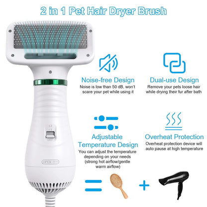 Portable  2 In 1 Dog Hair Dryer My Store